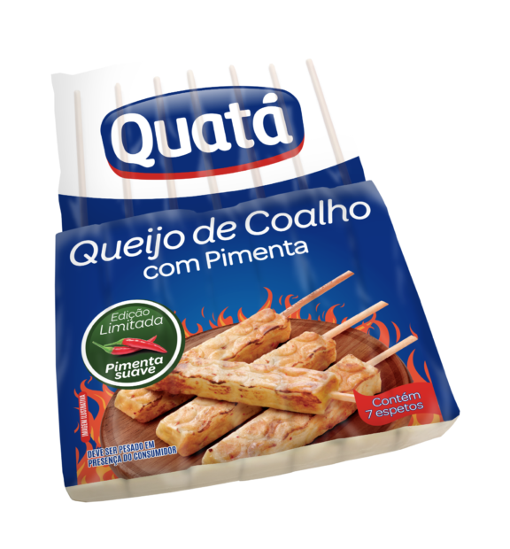 QUATA QUEIJO COALHO C/ PIMENTA 20X350g – REF: QT-0010 - UNICENA BRASIL